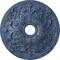 Ekena Millwork Jamie Ceiling Medallion (Canopies up to 3 7/8"), 23 5/8"OD x 3 7/8"ID x 2 1/8"P, Americana Crackle CM23JAAMC - alternate 1